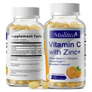 Mulittea Vitamin C and Zinc Capsules