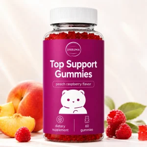 60 Count Peach & Raspberry Flavored Nutritional Gummies